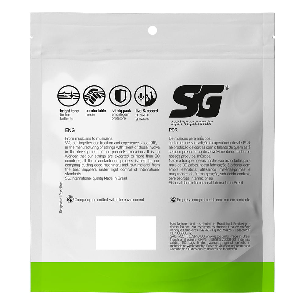 SG STRINGS電貝斯弦四弦 .045 SG-5159EX