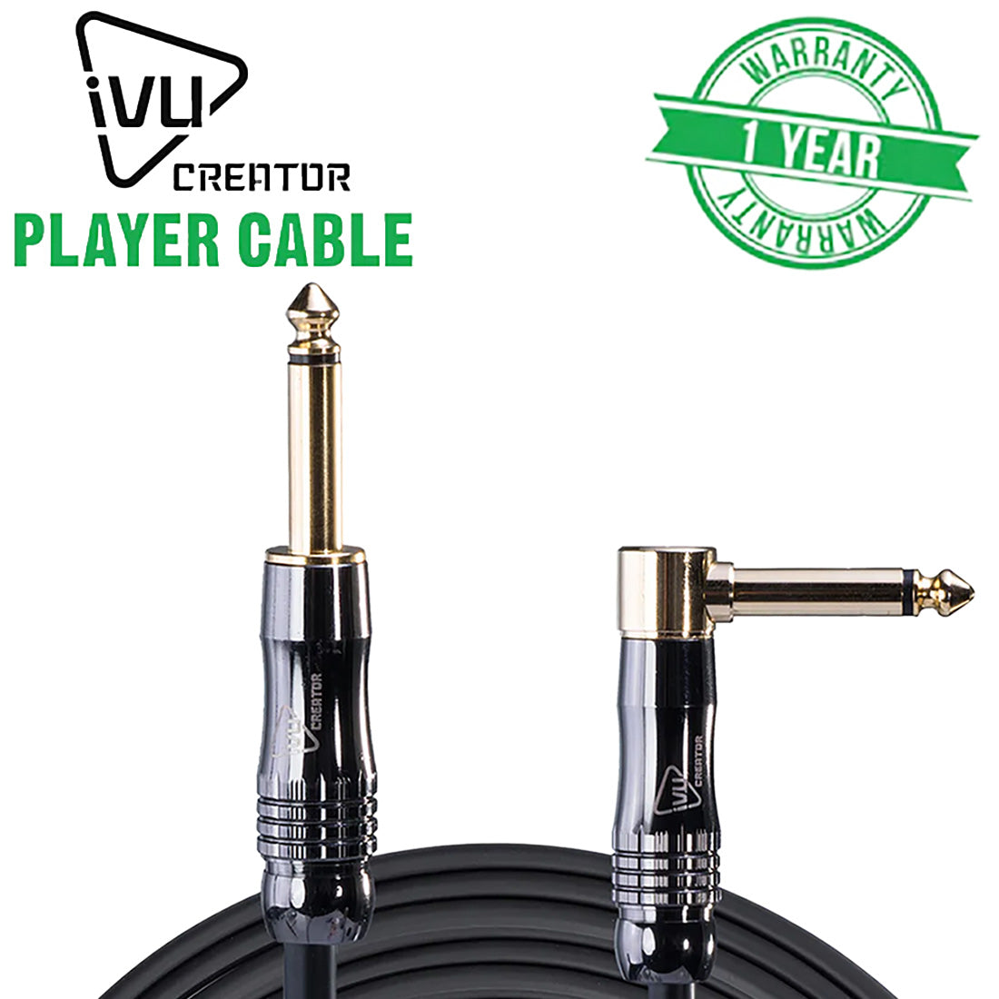 IVU CREATOR PLAYER 5M S/L 吉他導線 5米一直一L頭