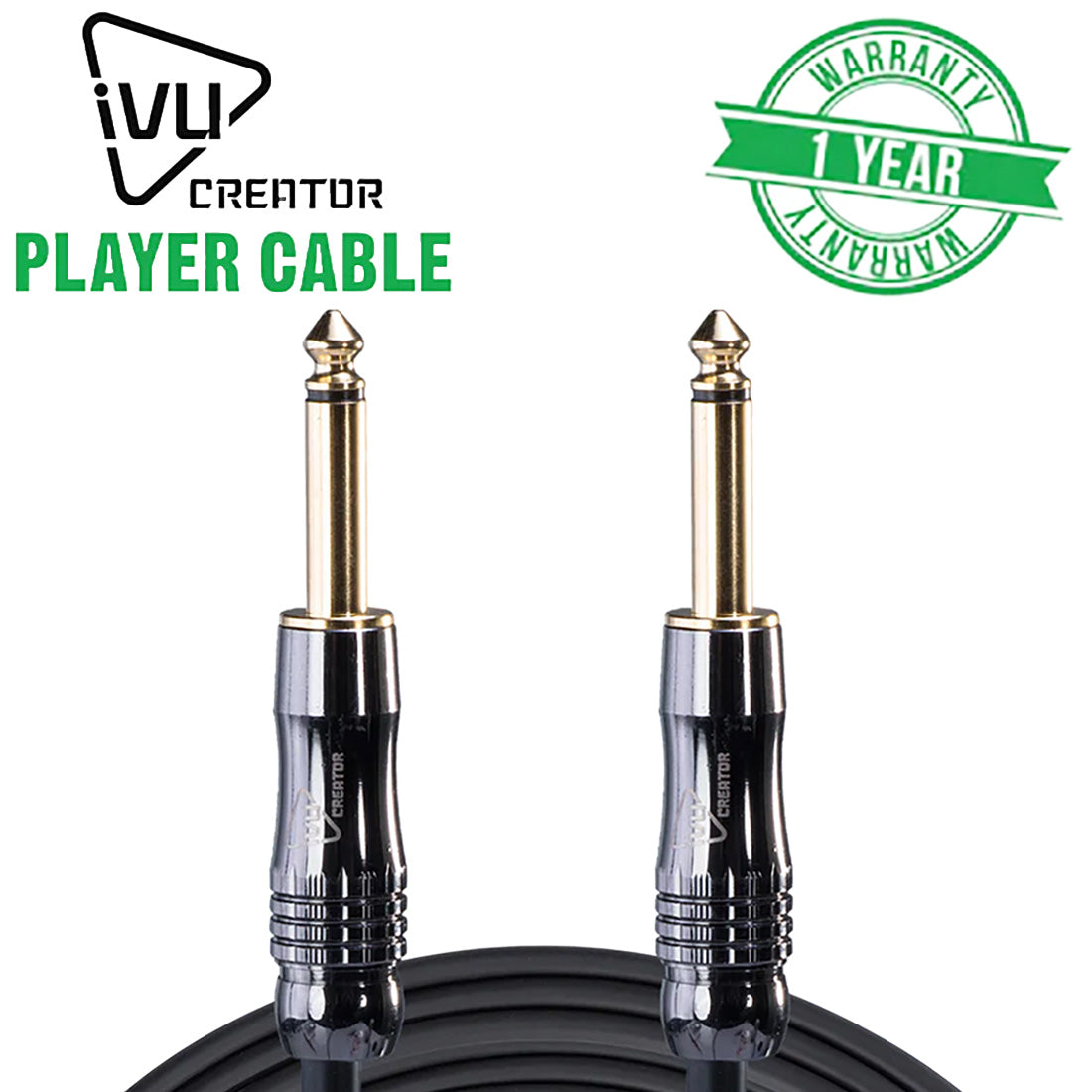 IVU CREATOR PLAYER 吉他導線 3米雙直頭(3m-S/S)