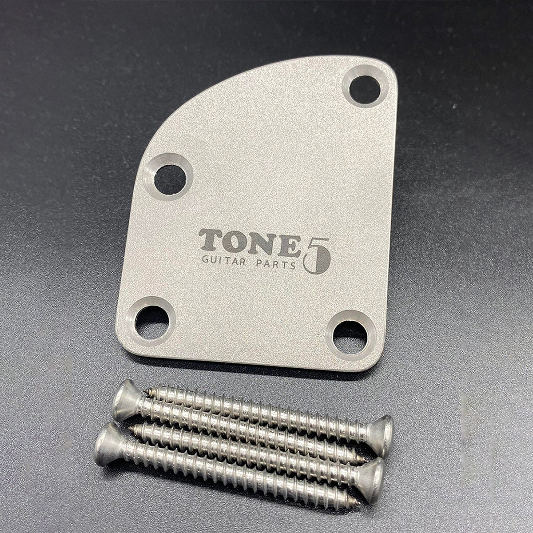 TONE5 Titan Neck Plate for strat and tele style guitar (Deluxe)鈦合金吉他琴頸鎖片