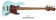 CORONA Traditional Standard Plus Jazz Active Bass J20 PLUS/A DHB 燻烤楓木指板 海豚藍色